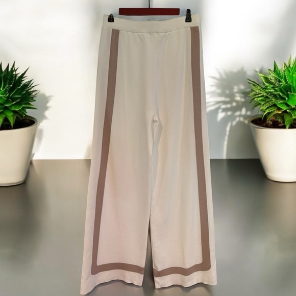 la lavon High Rise Wide Leg Sweater Pants NWOT - Picture 2 of 5